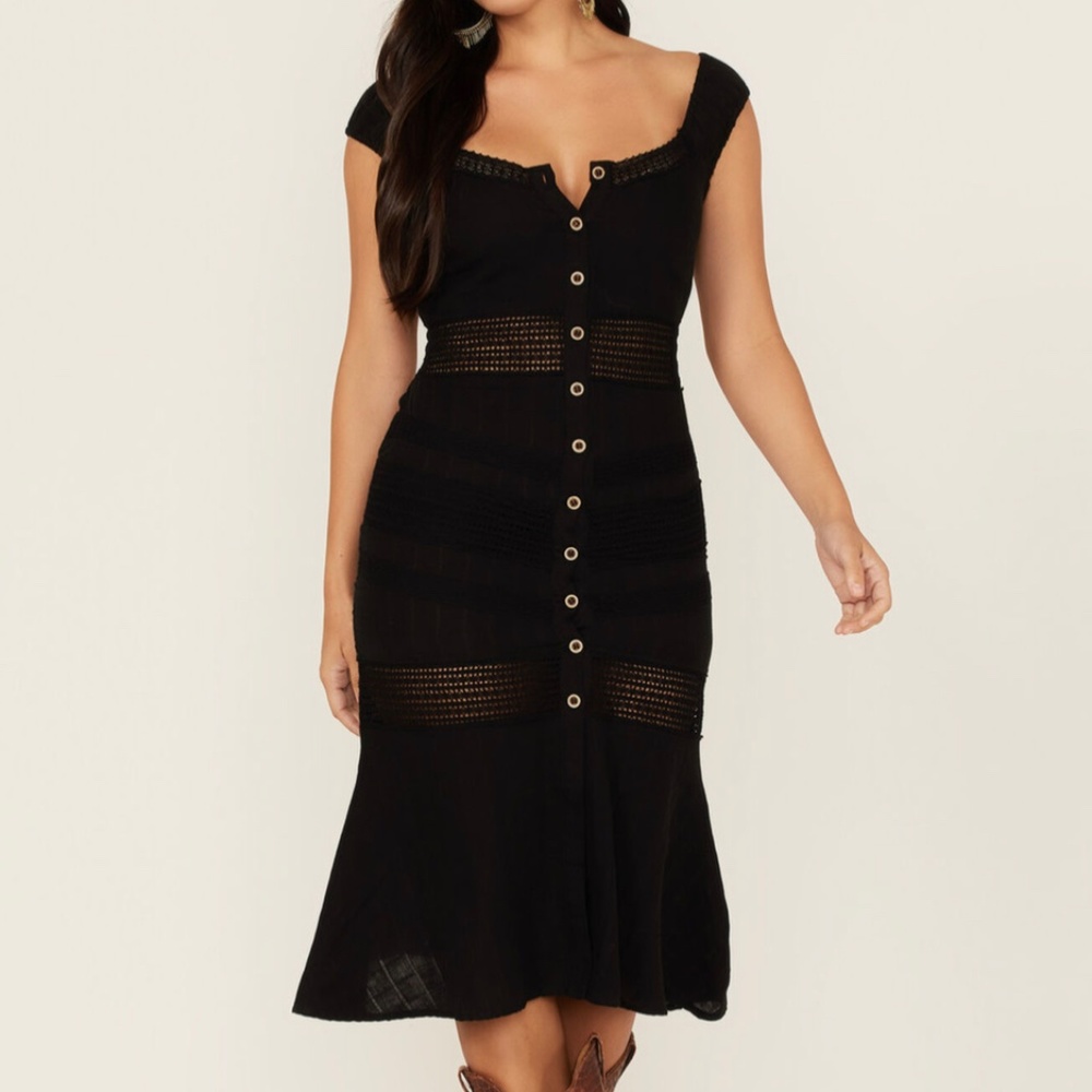 IDYLLWIND WOMEN'S UTOPIA GAUZE MIDI DRESS